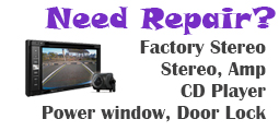 auto stereo repair